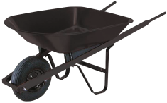 4-Cu. Ft. Steel Wheelbarrow product image.