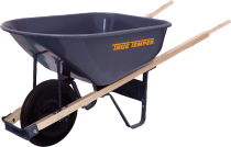 6-Cu. Ft. Steel Wheelbarrow product image.