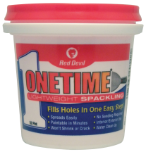 "Onetime" Lightweight Spackling Compound product image.