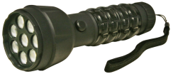 8 LED Flashlight with Magnifying Lenses product image.